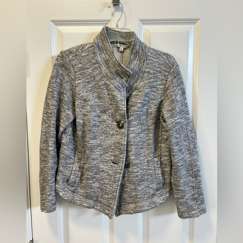Cabi slightly cropped knit jacket
